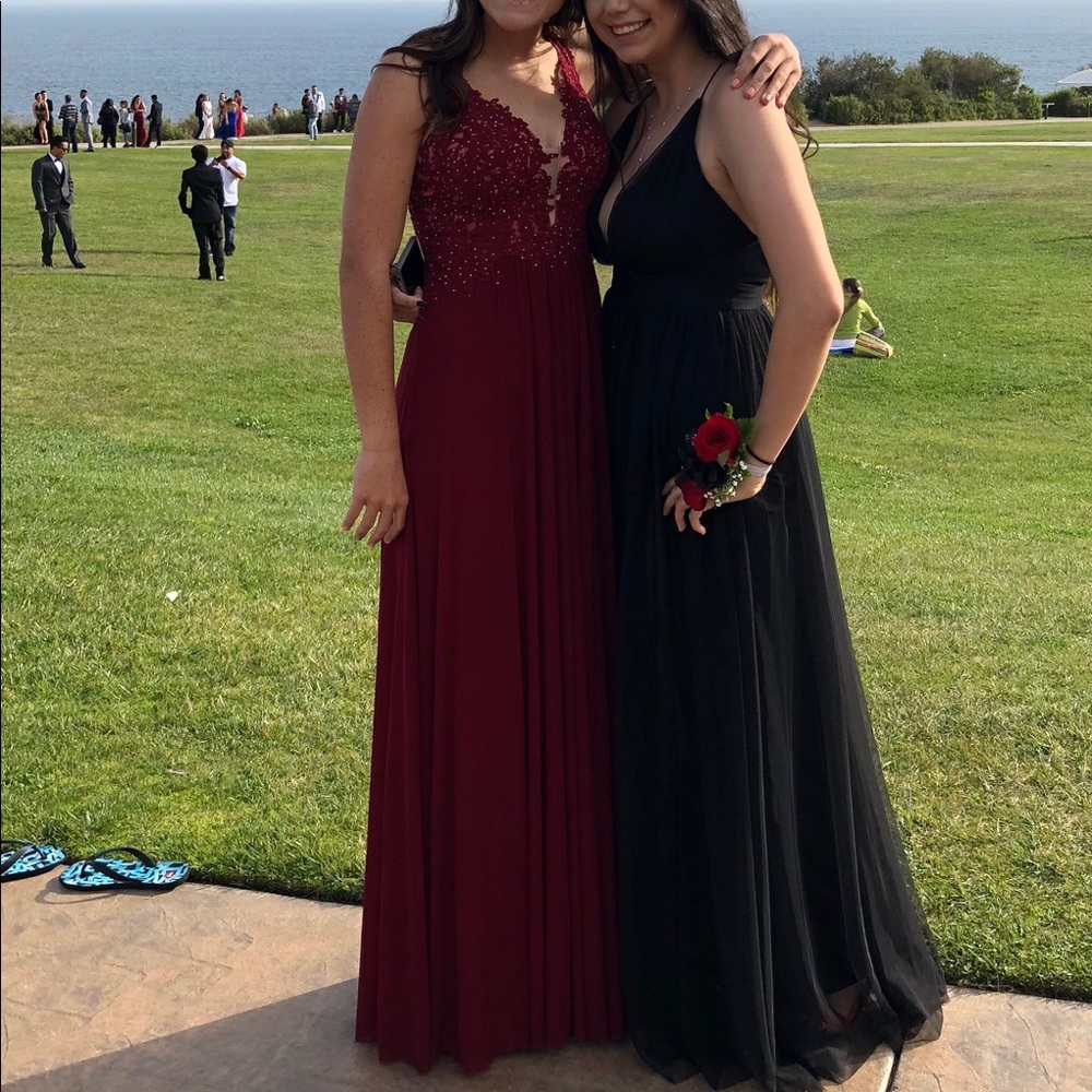 Burgundy Prom Dress